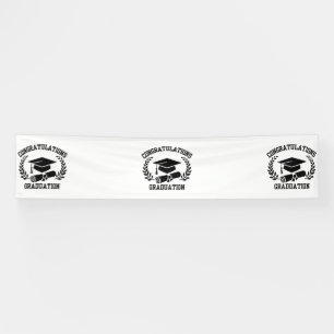 Herzlichen Glückwunsch für das Vinyl-Banner Abschl Banner