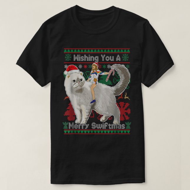 Herzlichen Glückwunsch für einen fröhlichen Weihna T-Shirt (Design vorne)