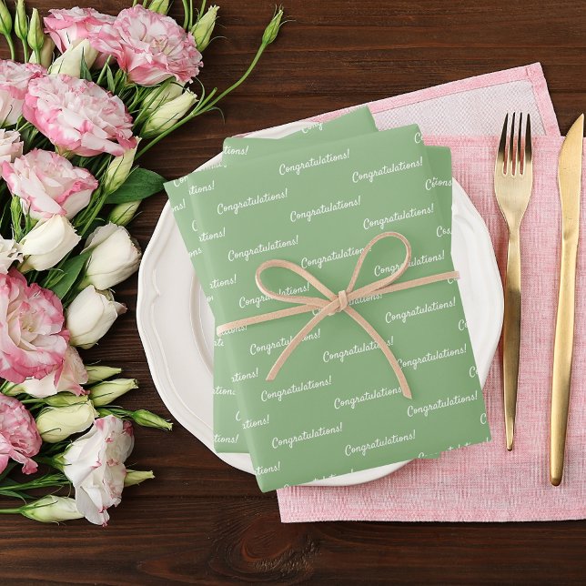 Herzlichen Glückwunsch! Geschenkpapier Set (Von Creator hochgeladen)