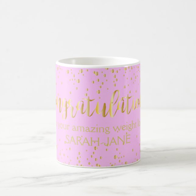 Herzlichen Glückwunsch Gold Mitglieder Ernährung G Kaffeetasse (Mittel)