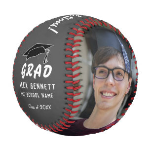Herzlichen Glückwunsch Grad Grauer Abschluss Hut 2 Baseball