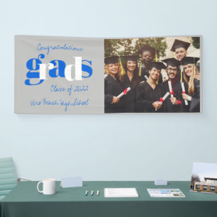 Herzlichen Glückwunsch Grads Foto 2022 Abschluss B Banner