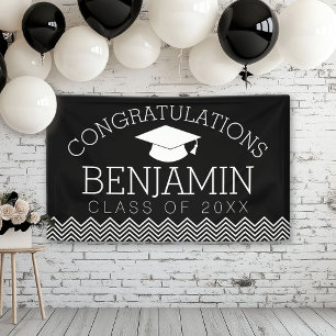 Herzlichen Glückwunsch Graduate Abschluss CAN EDIT Banner