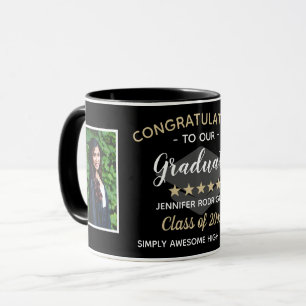 Herzlichen Glückwunsch Graduate Abschluss Custom 2 Tasse