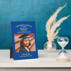 Herzlichen Glückwunsch Graduate Abschluss Custom F Fotoplatte