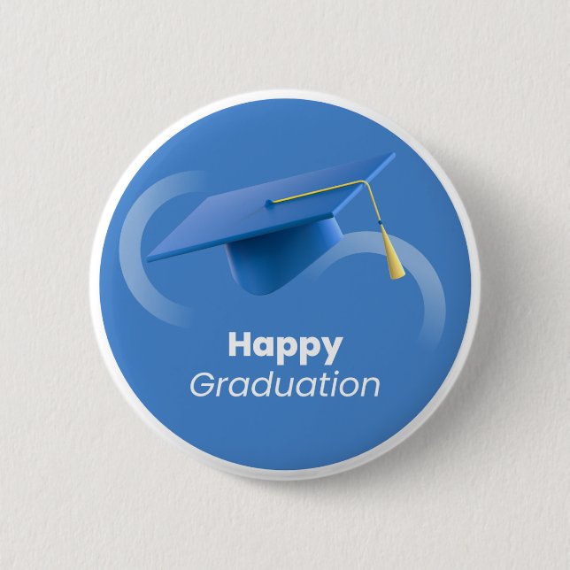"Herzlichen Glückwunsch Graduate!" Button (Vorderseite)