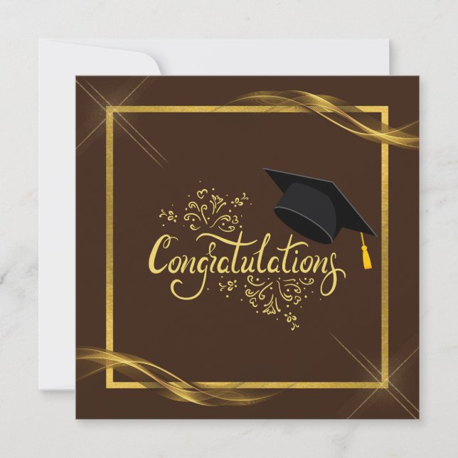 Herzlichen Glückwunsch Graduate Card Feiertagskarte (Vorderseite)