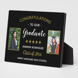 Herzlichen Glückwunsch Graduate Custom 2 Foto Absc Fotoplatte