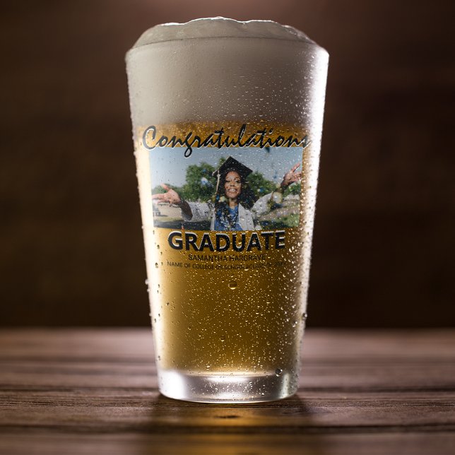 Herzlichen Glückwunsch Graduate | FOTO Glas (Von Creator hochgeladen)