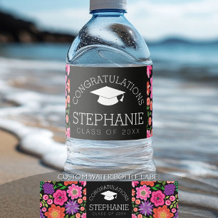 Herzlichen Glückwunsch Graduate Girly Blume Abschl