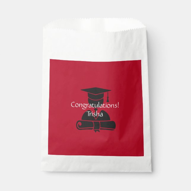 Herzlichen Glückwunsch Graduate Goodie Bags Geschenktütchen (Vorderseite)