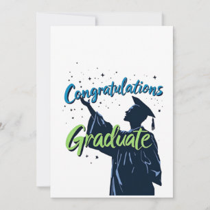 Herzlichen Glückwunsch Graduate: Happy Abschluss C Einladung