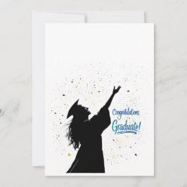 Herzlichen Glückwunsch Graduate: Happy Abschluss C Einladung