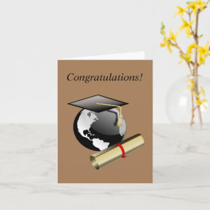 Herzlichen Glückwunsch Graduate Karte