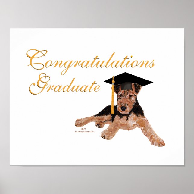 Herzlichen Glückwunsch Graduate Poster (Vorne)