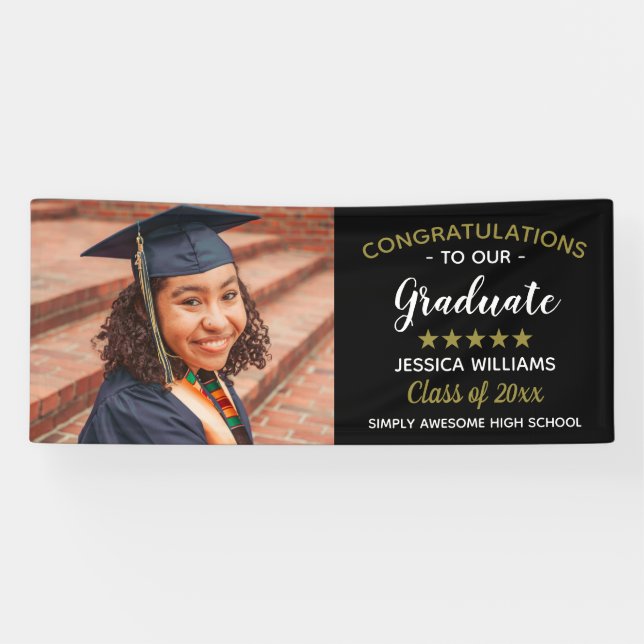 Herzlichen Glückwunsch Graduate Template Foto Absc Banner (Horizontal)