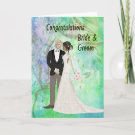 Herzlichen Glückwunsch Hochzeitskarte für die gemi Karte