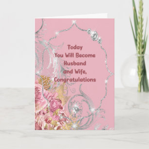 Herzlichen Glückwunsch Hochzeitskarte mit Imitate  Karte