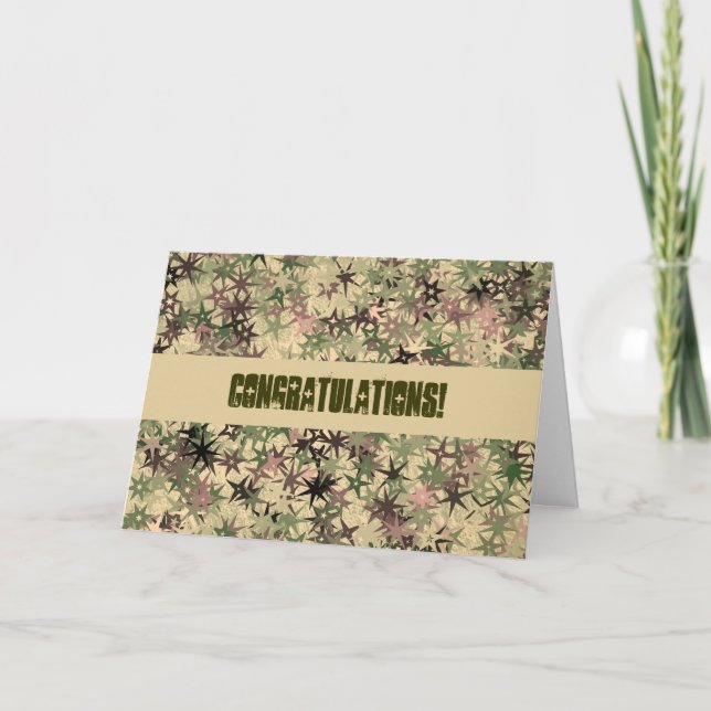 Herzlichen Glückwunsch! Karte (Vorderseite)