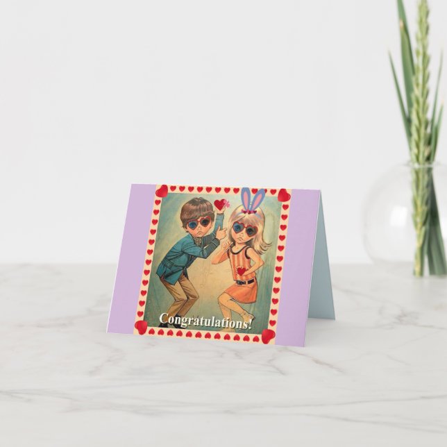 Herzlichen Glückwunsch Karte (Vorderseite)