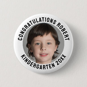 Herzlichen Glückwunsch Kindergarten Graduate Foto Button