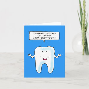 Herzlichen Glückwunsch Loss First Tooth Karte