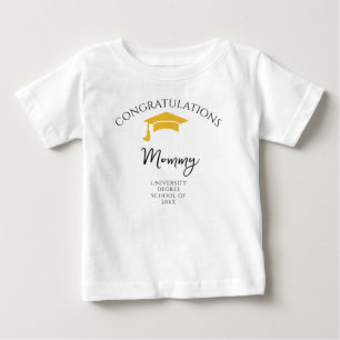 Herzlichen Glückwunsch Mami Abschluss Kinder  Baby T-shirt