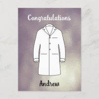 Herzlichen Glückwunsch Modern White Coat Zeremonie