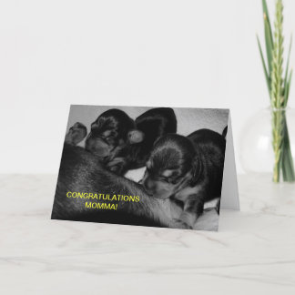 Herzlichen Glückwunsch MOMMA! Karte