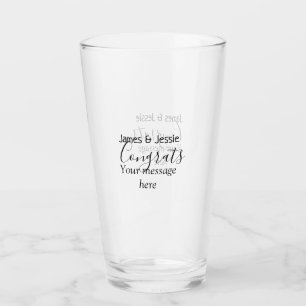Herzlichen Glückwunsch Nachricht Name Hochzeit fri Glas