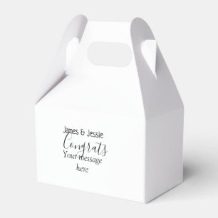 Herzlichen Glückwunsch Name Nachricht Hochzeit fri Geschenkschachtel
