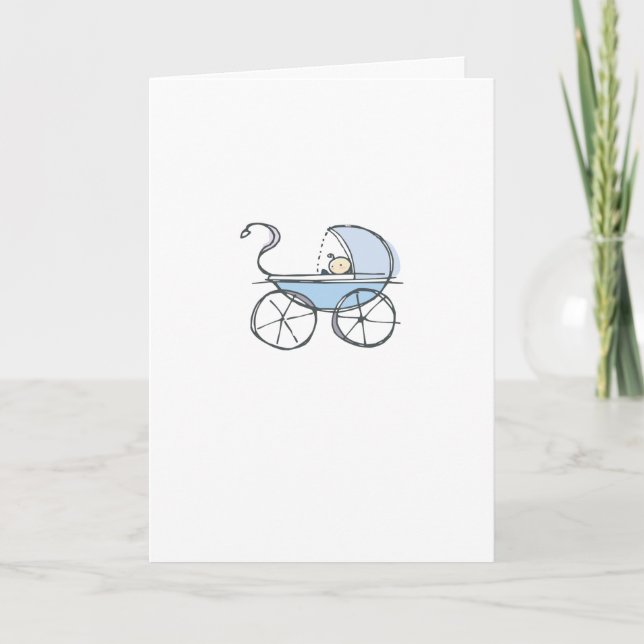 Herzlichen Glückwunsch! Neues Baby Karte (Vorderseite)