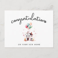 Herzlichen Glückwunsch New Home Eigentümer Balloon