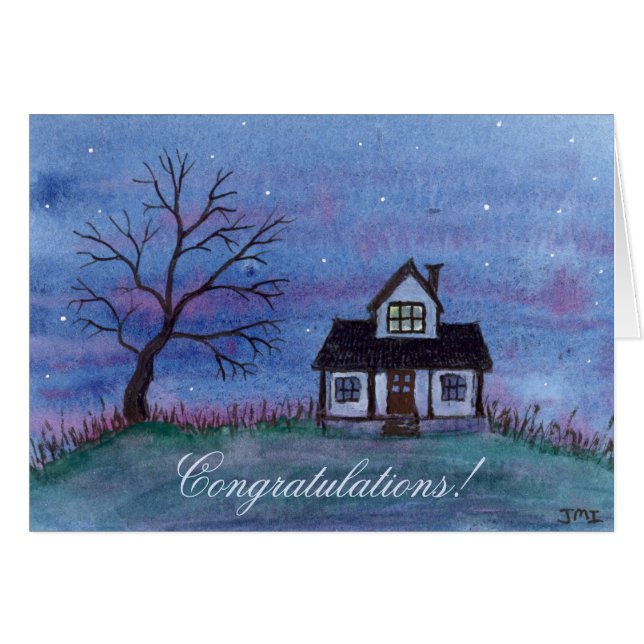 Herzlichen Glückwunsch New Zuhause (Vorderseite (Horizontal))