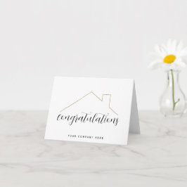 Herzlichen Glückwunsch New Zuhause Real Anwesen Karte