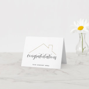 Herzlichen Glückwunsch New Zuhause Real Anwesen Karte