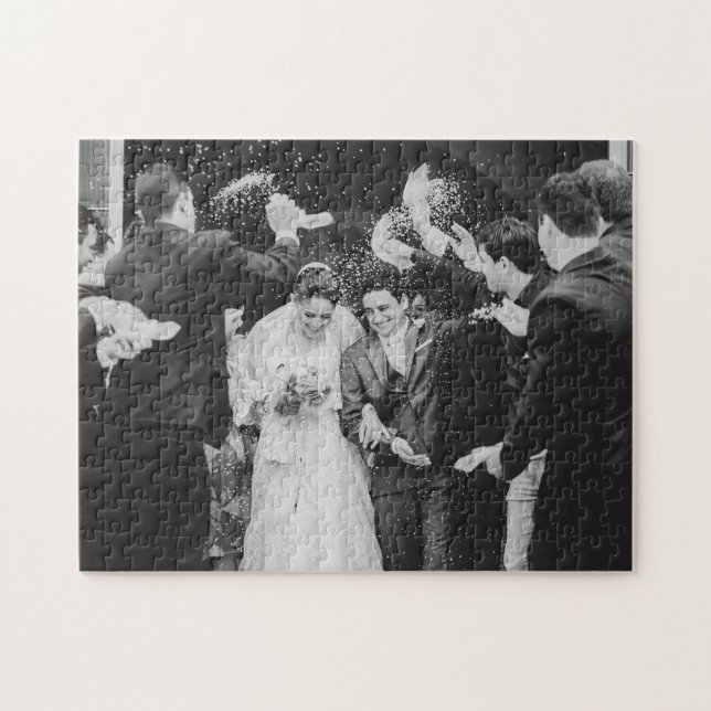 Herzlichen Glückwunsch Newlyweds Wedding Foto (Horizontal)