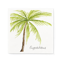 Herzlichen Glückwunsch Palm Tree Custom Island Bea