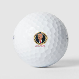 herzlichen Glückwunsch Präsident Joe Biden Golfball