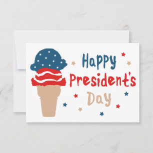 Herzlichen Glückwunsch Präsident's Day patriotisch Einladung
