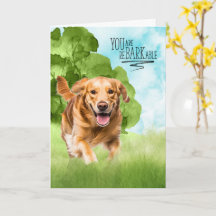 Herzlichen Glückwunsch reBARKable Golden Retriever