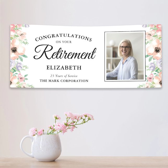 Herzlichen Glückwunsch Retirement Foto Pastor Flor Banner (Von Creator hochgeladen)