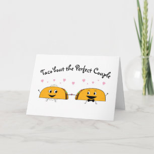 Herzlichen Glückwunsch Taco Hochzeitskarte Karte