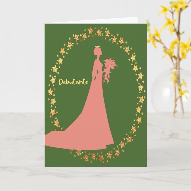 Herzlichen Glückwunsch und Geschenkkarte für Debut Karte (Gelbe Blume)