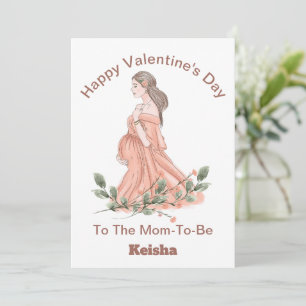 Herzlichen Glückwunsch Valentinstag bis zur Mama Feiertagskarte