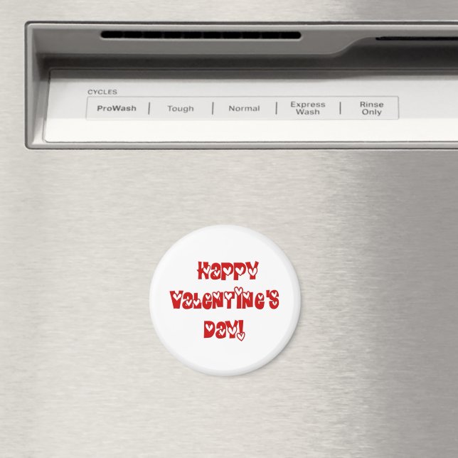 Herzlichen Glückwunsch Valentinstag Magnet (In Situ (Geschirrspüler))