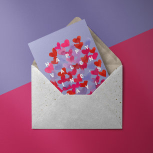 Herzlichen Glückwunsch Valentinstag Postkarte