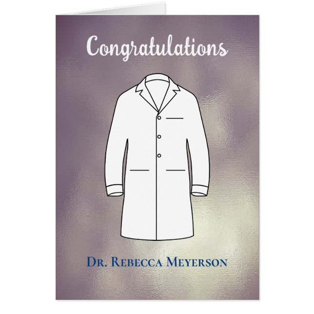 Herzlichen Glückwunsch White Coat Medical Doctor (Vorne)