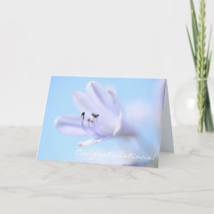 Herzlichen Glückwunsch Wunderschöne Blumen-Grußkar Karte