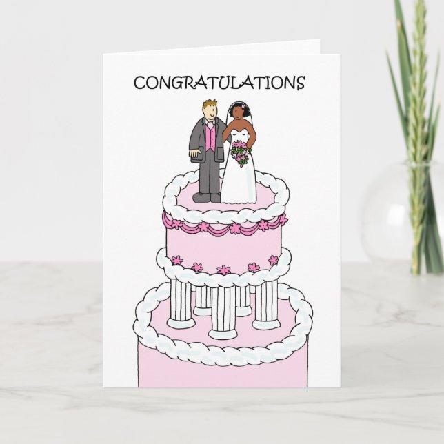 Herzlichen Glückwunsch zu den Hochzeiten Karte (Vorderseite)